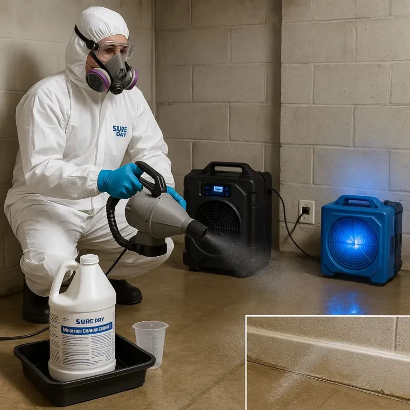 Sanitization and Odor Removal process in Northfield, NH