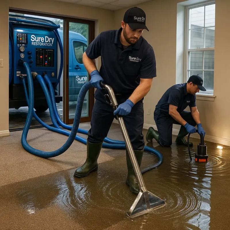 Water Extraction and Removal process in Northfield, NH